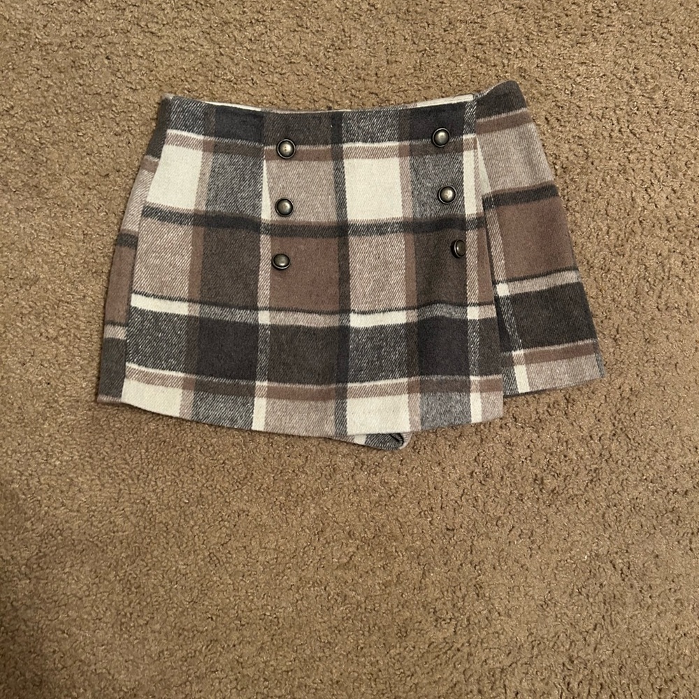 Forever 21 Plaid Mini Skirt